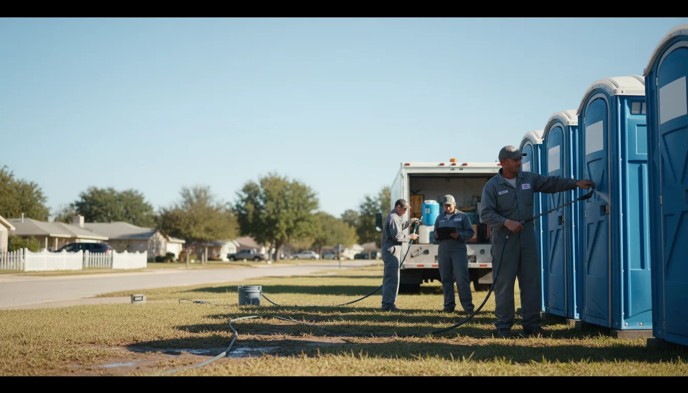 Long-Term Portable Toilet Rental in Colfax, IA near me